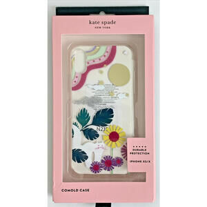 Kate Spade New York Glitter Garden Cat Hardshell Case Iphone XS/X 5.8"